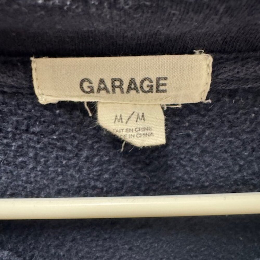 Garage Navy Blue Quarter-Zip Sweatshirt - Picture 3 of 3